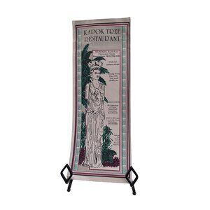 Vintage Kapok Tree Restaurant Menu Clearwater FL Souvenir